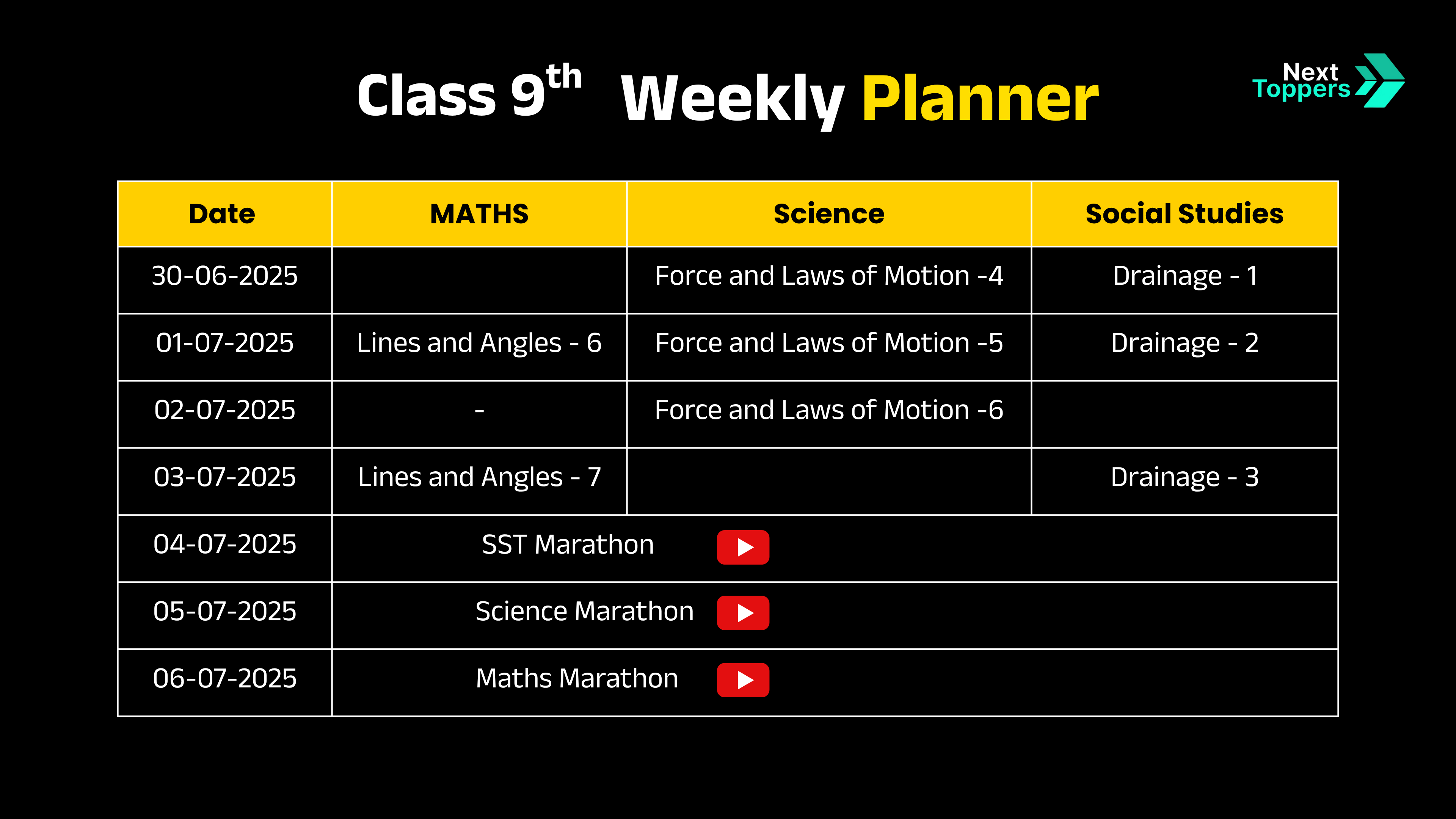 Weekly Planner