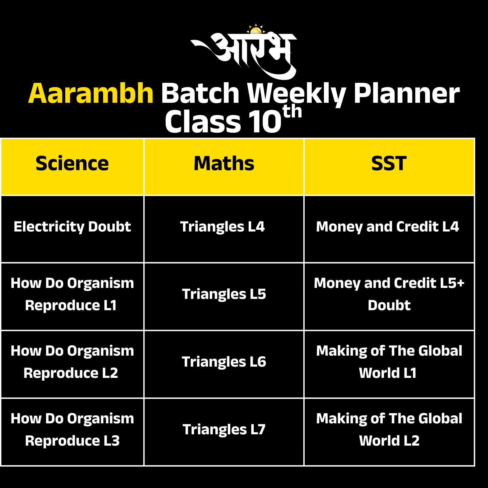 Weekly Planner